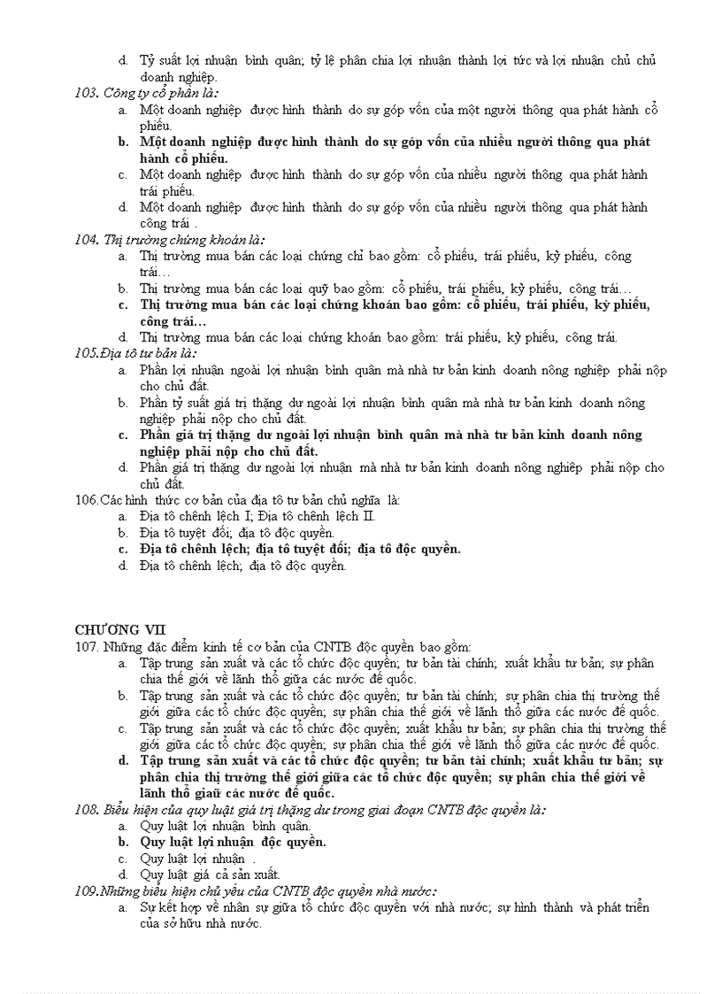 image for page Trắc nghiệm kinh tế chính trị có đáp án