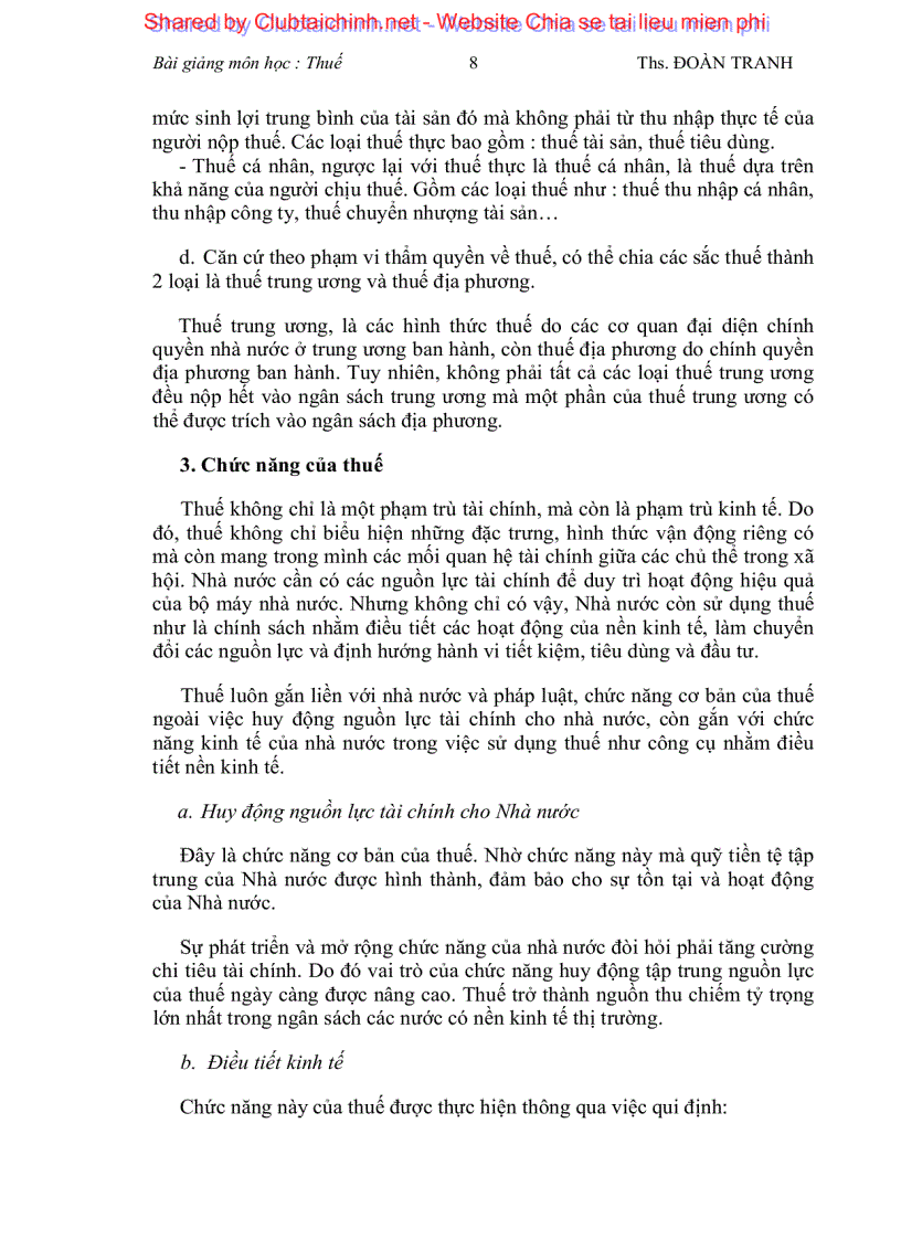 image for page Bài giảng môn thuế