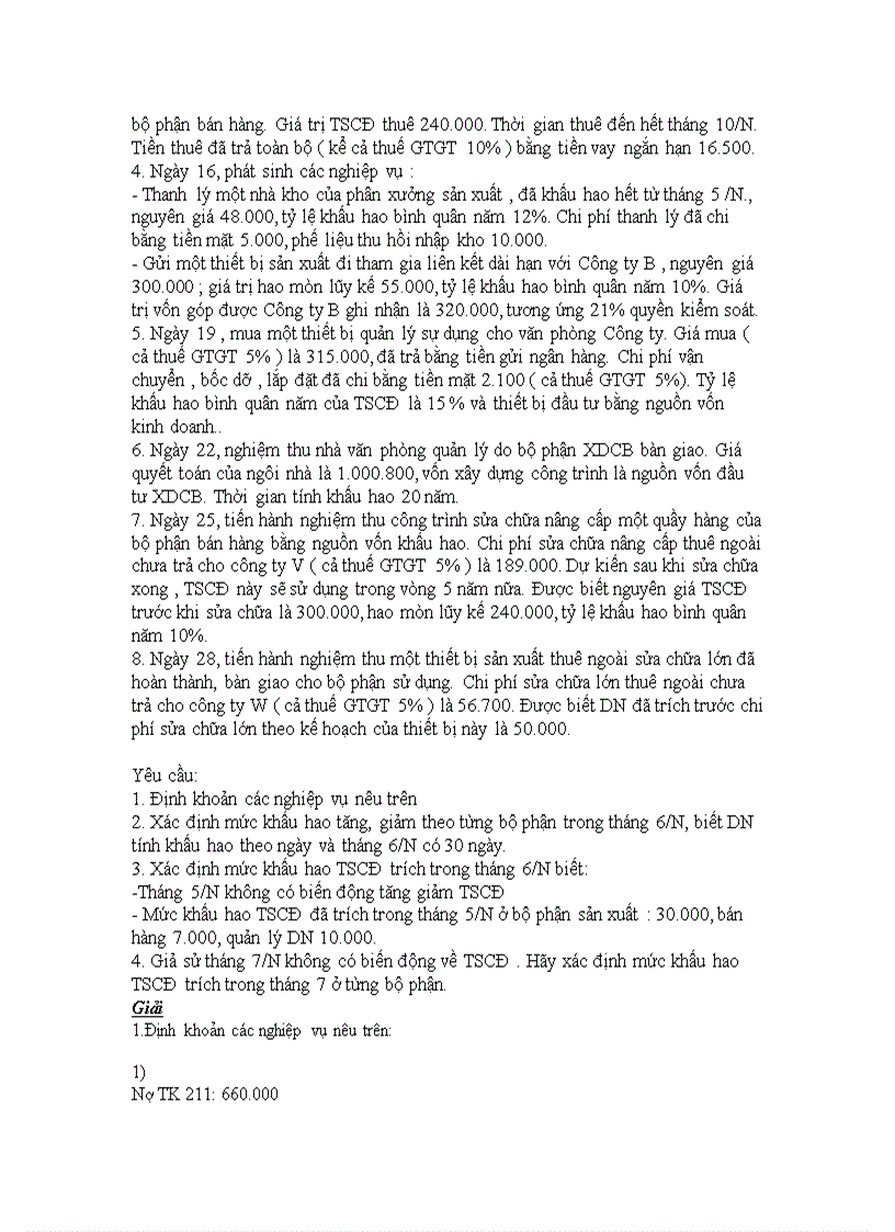 image for page Bài tập có lời giải kế toán tài chính