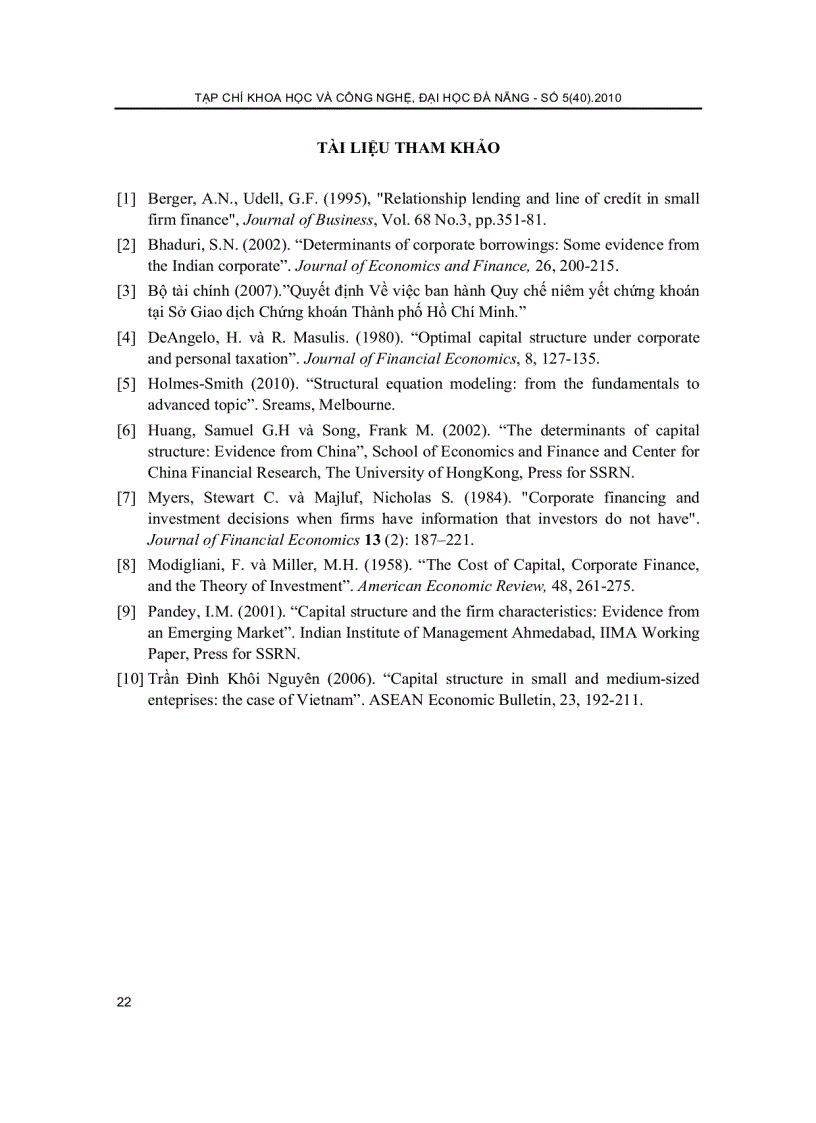 image for page Các nhân tố ảnh hưởng đến cấu trúc tài chính và hiệu quả tài chính Tiếp cận theo phương pháp phân tích đường dẫn