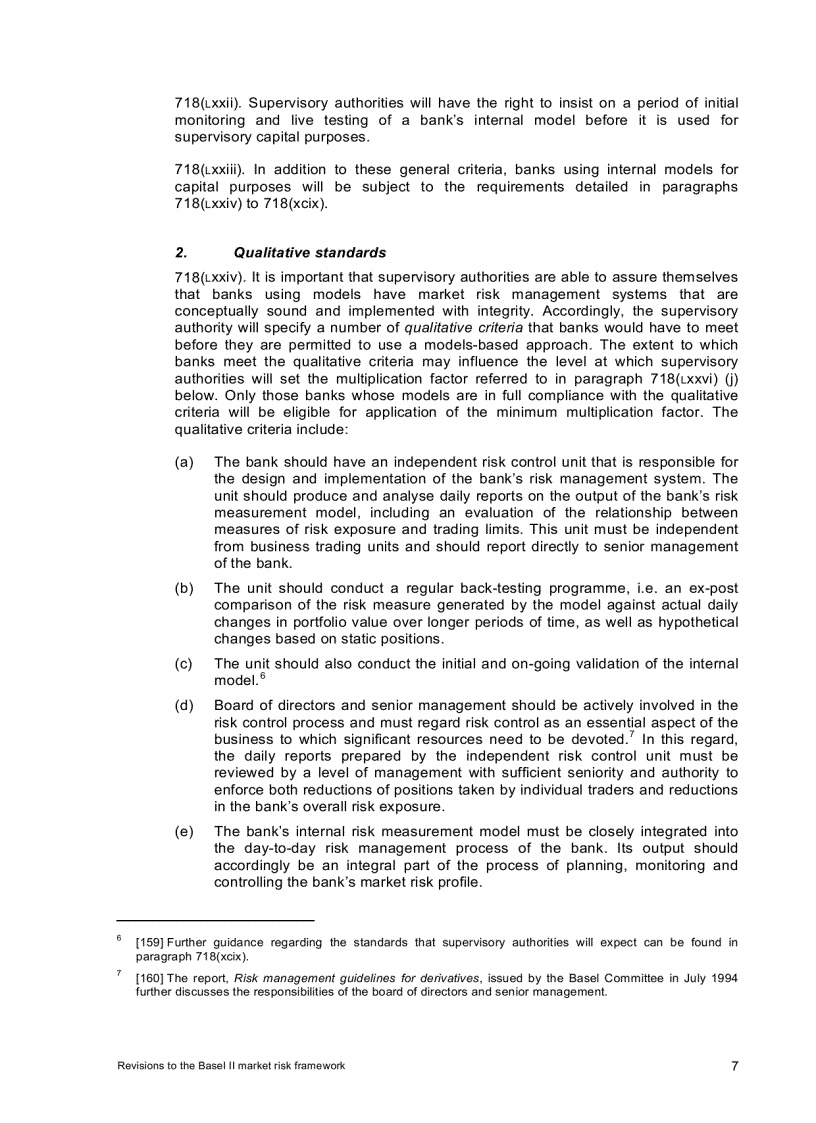 image for page Consultative document Revisions to the Basel II market risk framework