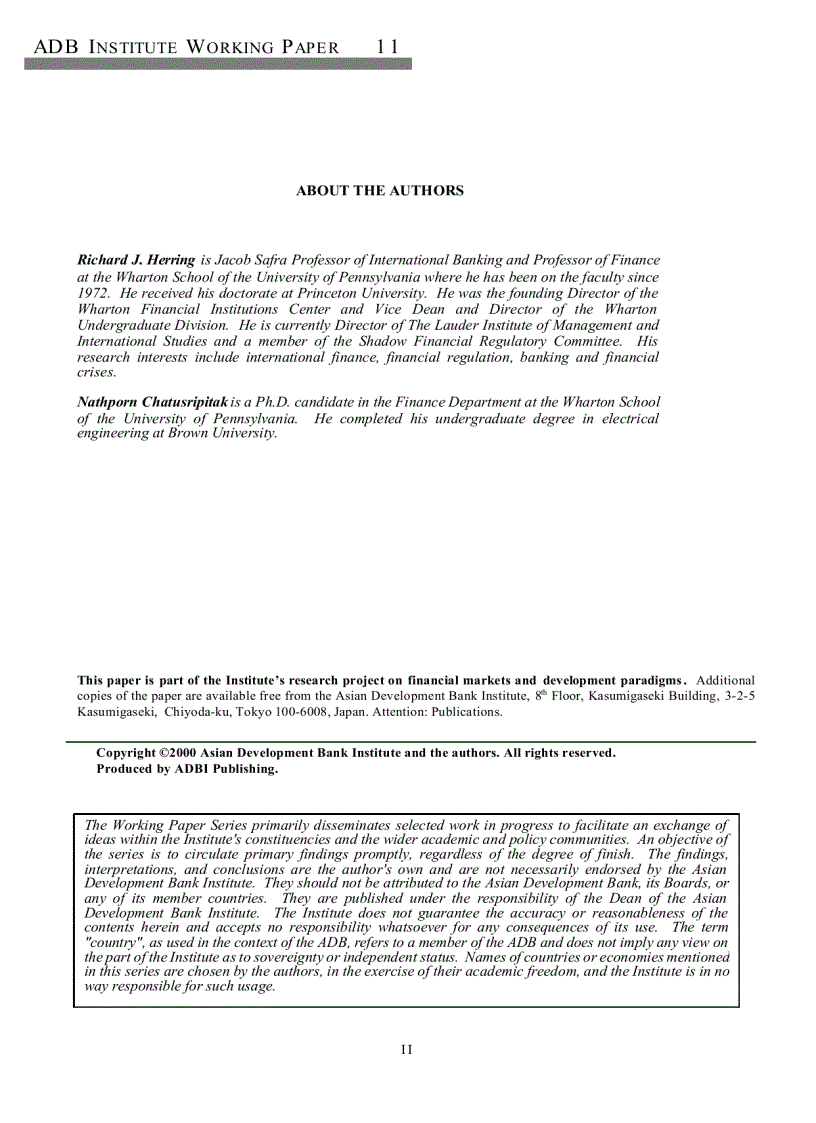 image for page The Case of the Missing Market The Bond Market and Why It Matters for Financial Development