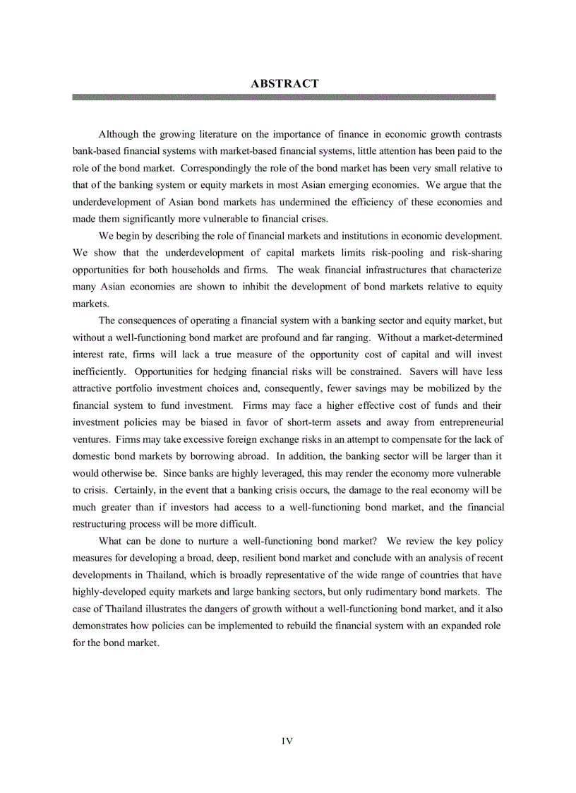 image for page The Case of the Missing Market The Bond Market and Why It Matters for Financial Development