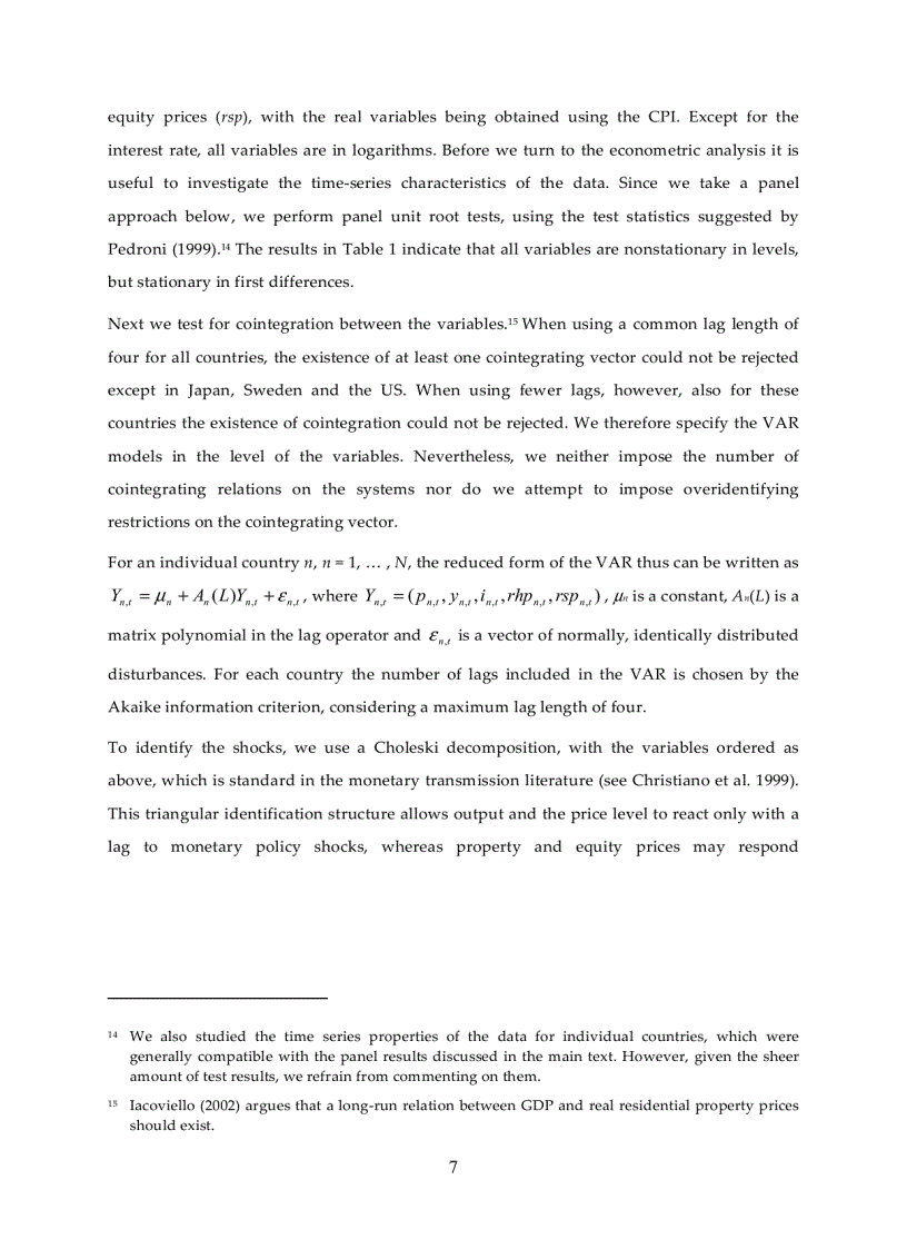 image for page Ensuring Financial Stability Financial Structure and the Impact of Monetary Policy on Asset Prices