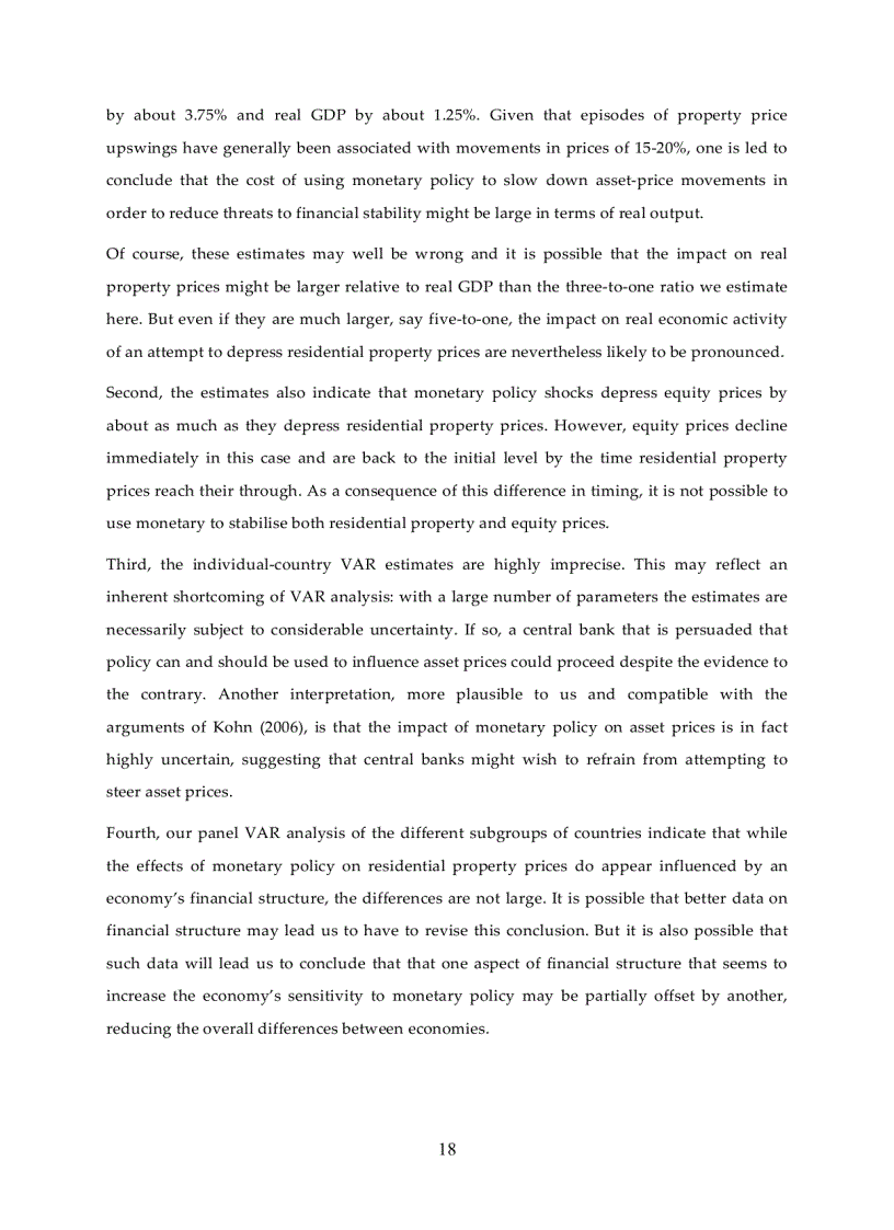 image for page Ensuring Financial Stability Financial Structure and the Impact of Monetary Policy on Asset Prices