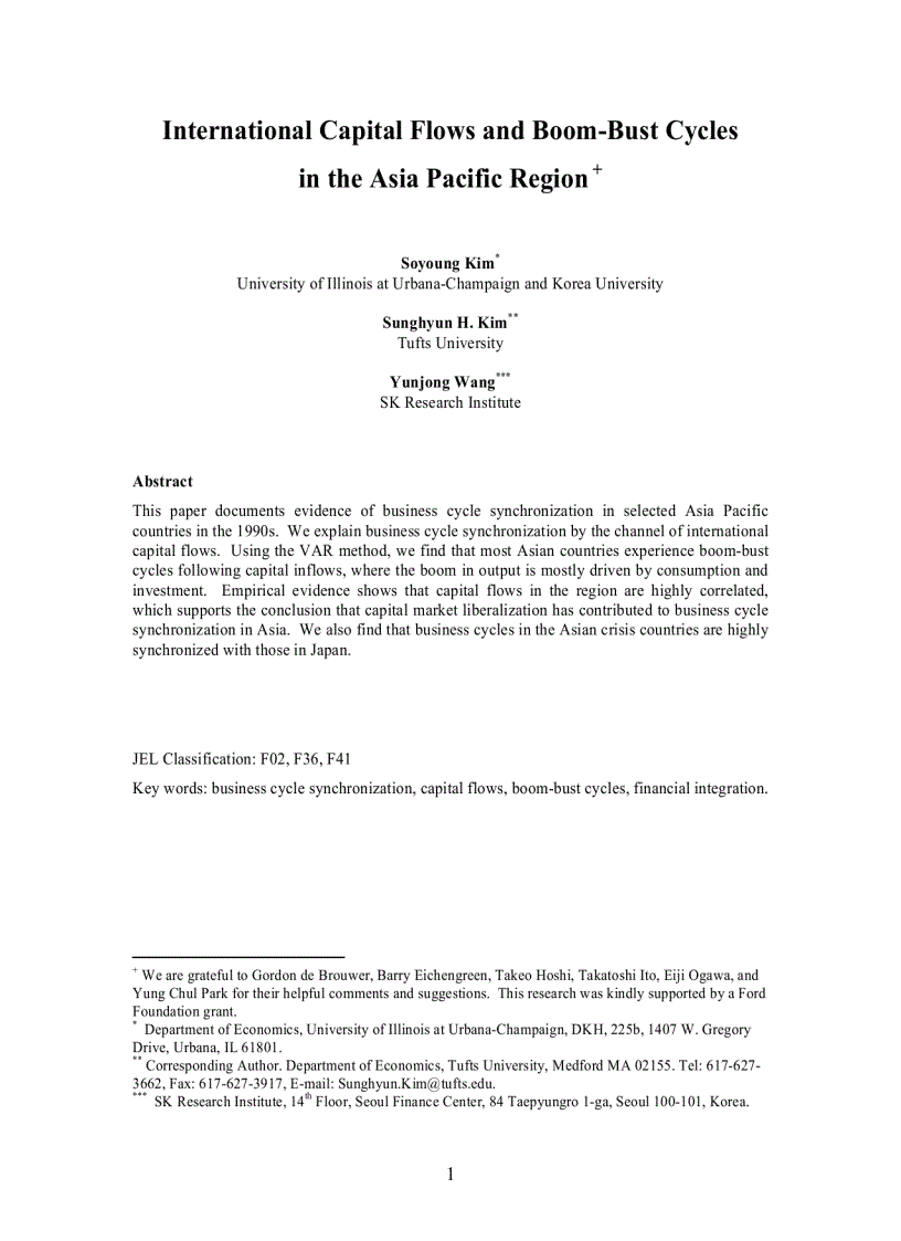 image for page International Capital Flows and Boom Bust Cycles in the Asia Pacific Region