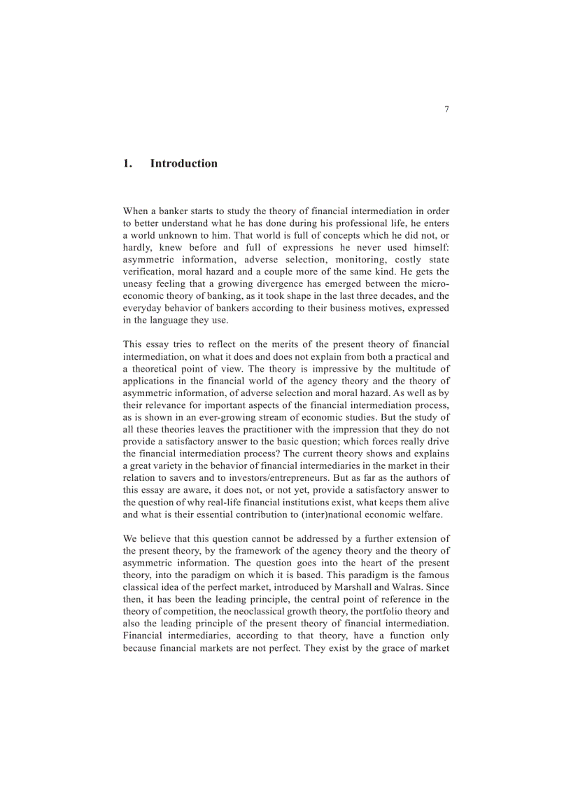image for page The theory of financial intermediation An essay on what it does not explain
