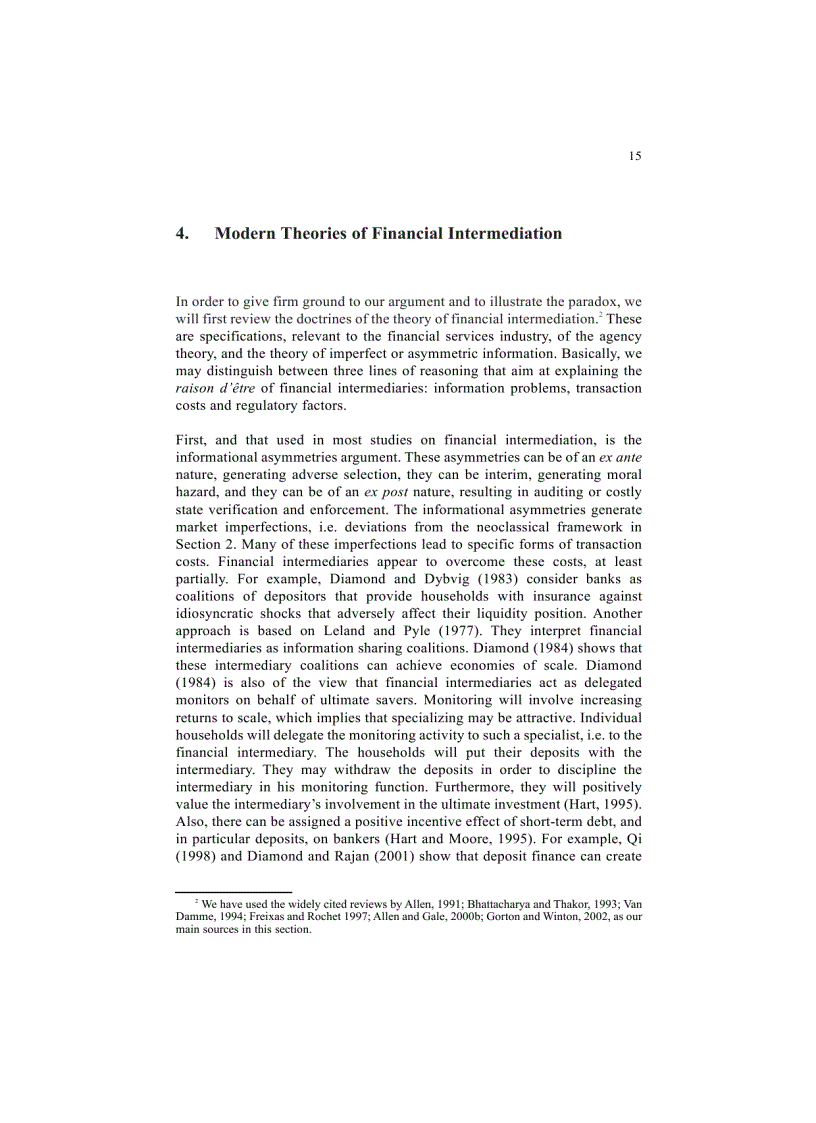 image for page The theory of financial intermediation An essay on what it does not explain