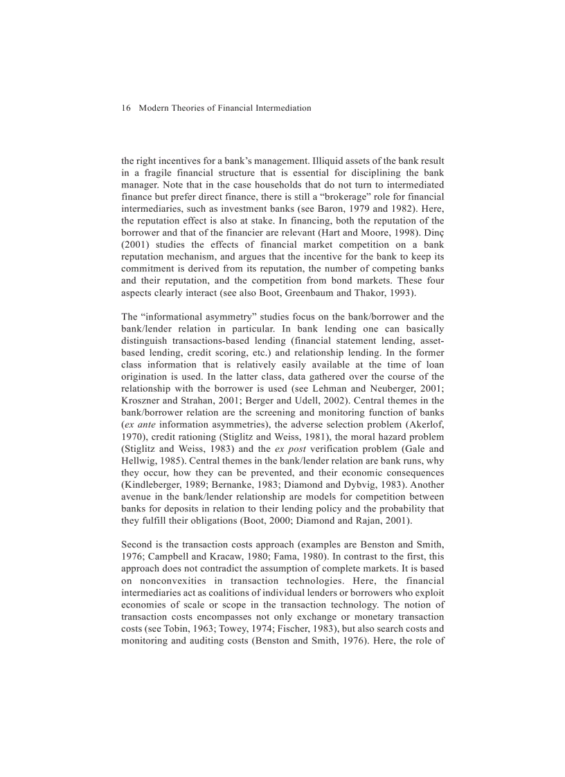 image for page The theory of financial intermediation An essay on what it does not explain