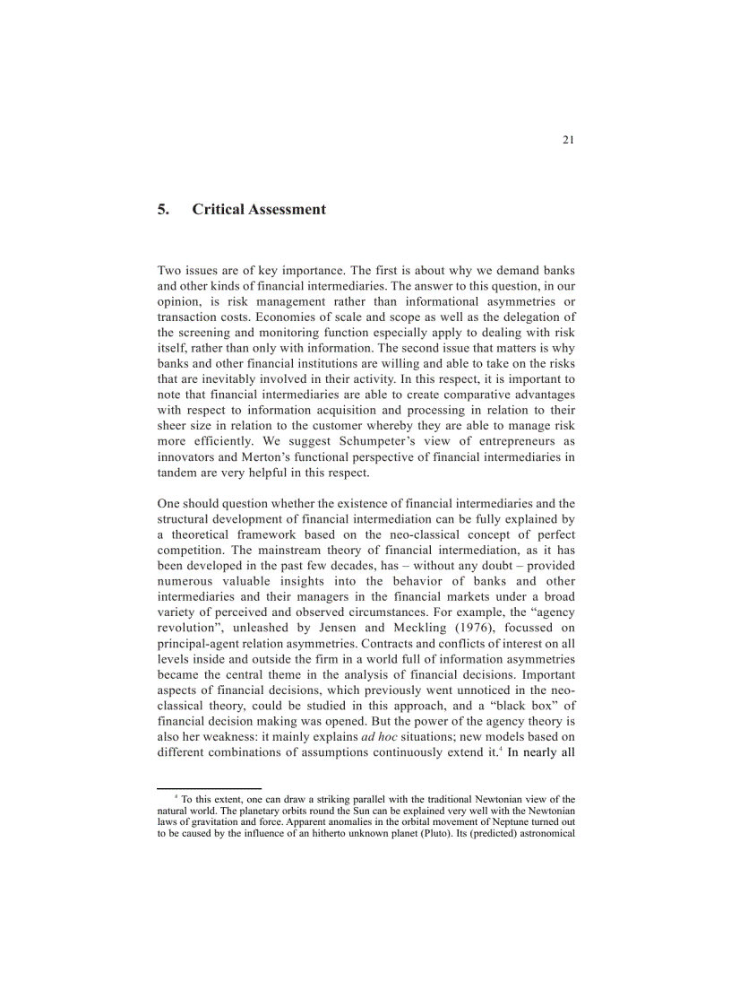 image for page The theory of financial intermediation An essay on what it does not explain