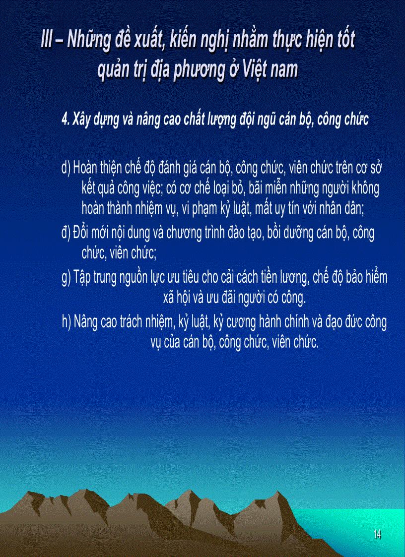 image for page National Framework and recommendations for better local governance in Vietnam