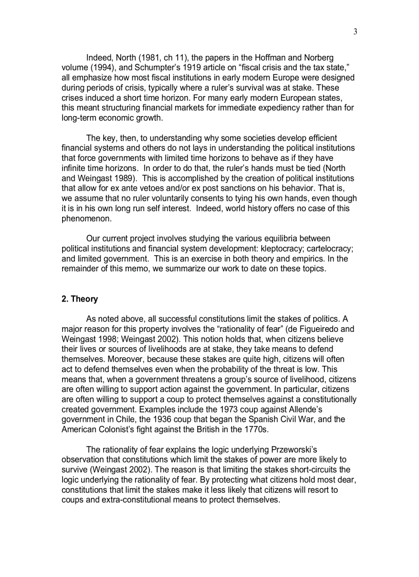 image for page Political Institutions and Financial Systems Theory and History A Precis
