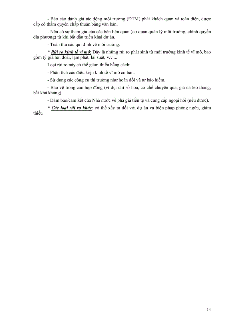 image for page Phụ lục tóm tắt qui trình và mẫu biểu thẩm định dự án đầu tư của bidv