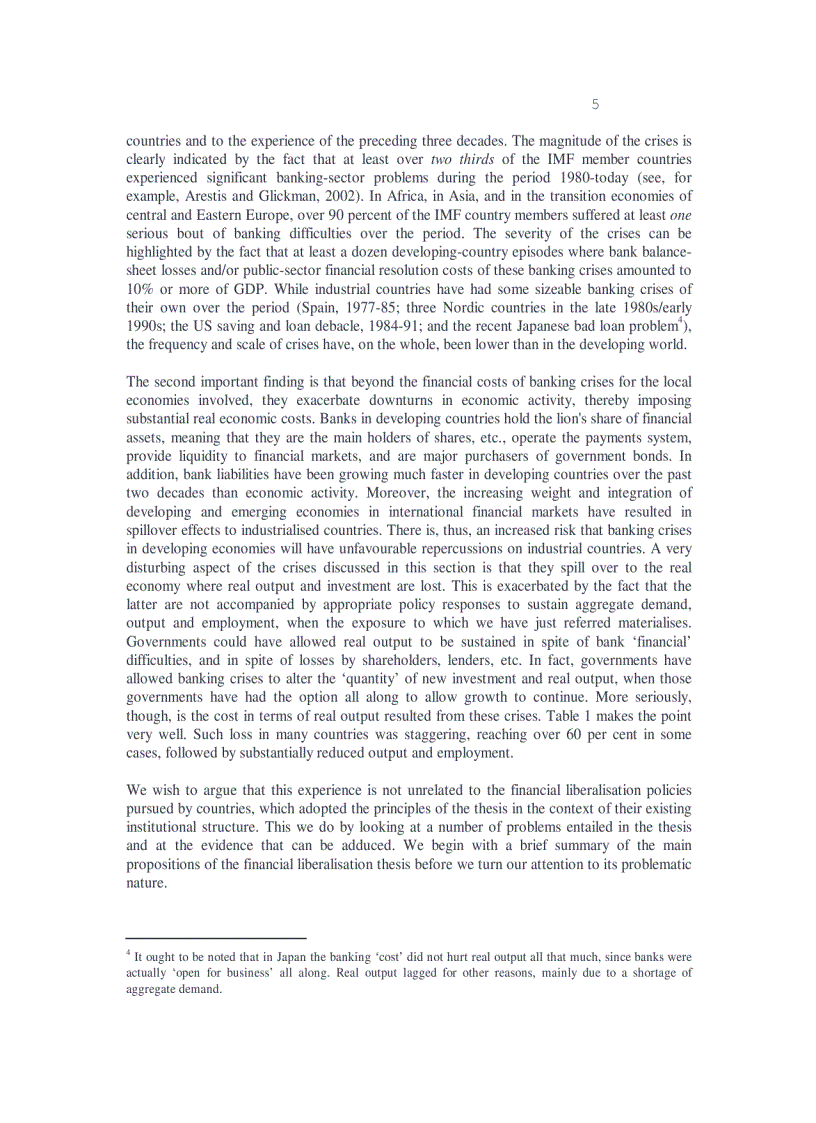 image for page Financial liberalisation and the relationship between finance and growth