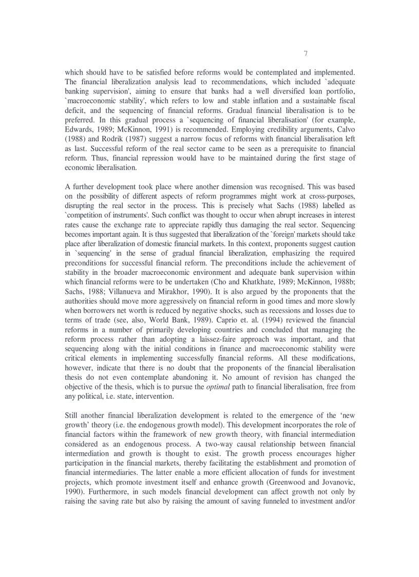 image for page Financial liberalisation and the relationship between finance and growth