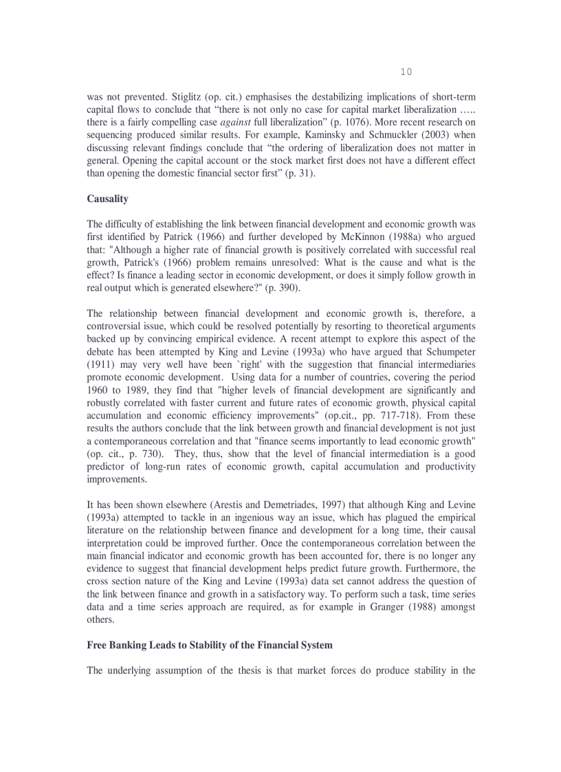 image for page Financial liberalisation and the relationship between finance and growth