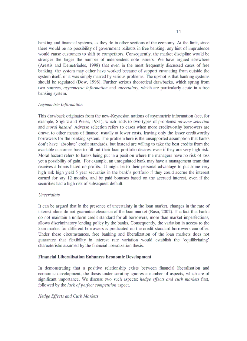 image for page Financial liberalisation and the relationship between finance and growth