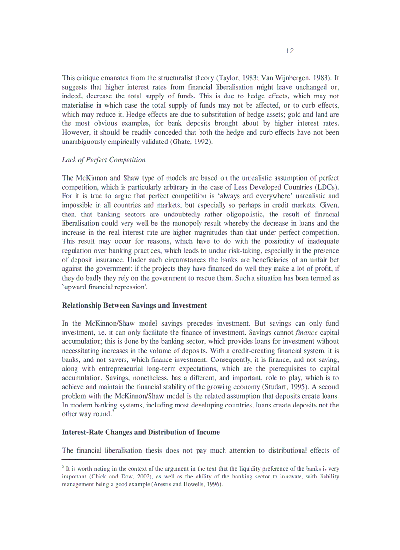 image for page Financial liberalisation and the relationship between finance and growth