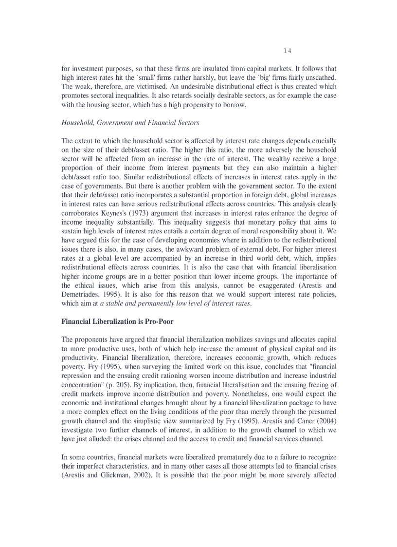 image for page Financial liberalisation and the relationship between finance and growth