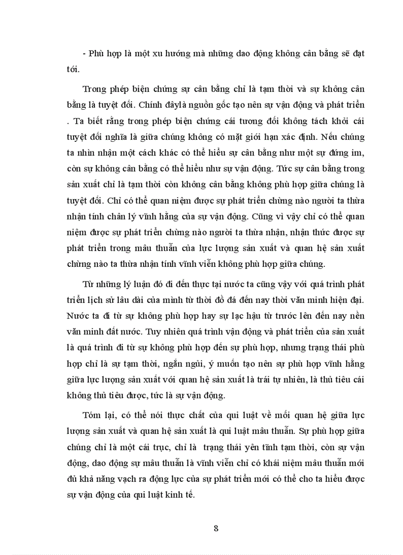 image for page Quy luật về sự phù hợp của quan hệ sản xuất với trình độ phát triển của lực lượng sản xuất và sự nhận thức vận dụng quy luật này ở Việt Nam