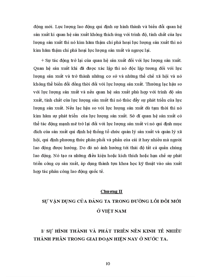 image for page Quy luật về sự phù hợp của quan hệ sản xuất với trình độ phát triển của lực lượng sản xuất và sự nhận thức vận dụng quy luật này ở Việt Nam