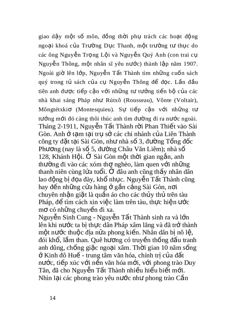 image for page Tiểu sử và con người hồ chí minh