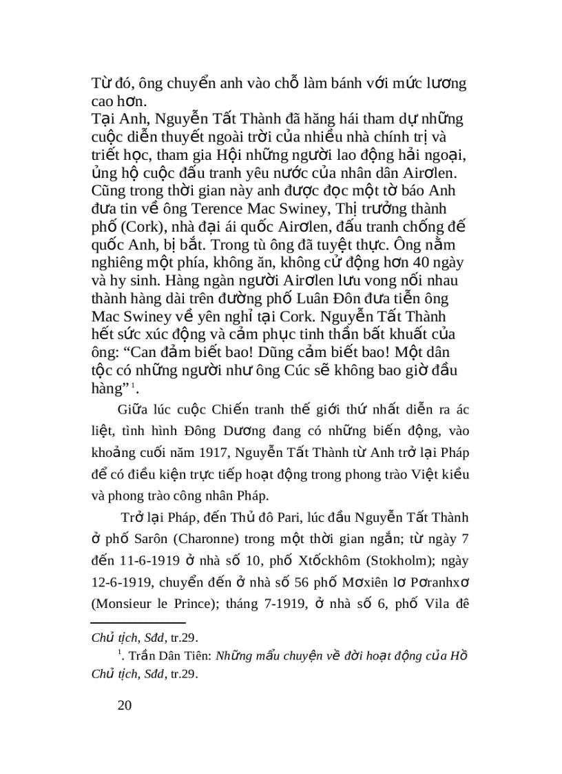 image for page Tiểu sử và con người hồ chí minh