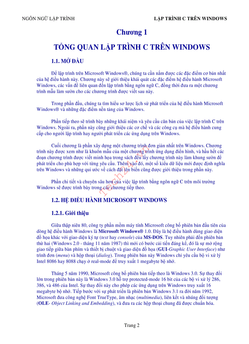 image for page Lập trình C trên Windows Tiếng Việt