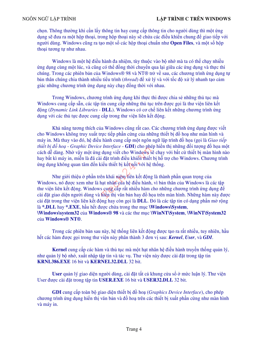 image for page Lập trình C trên Windows Tiếng Việt