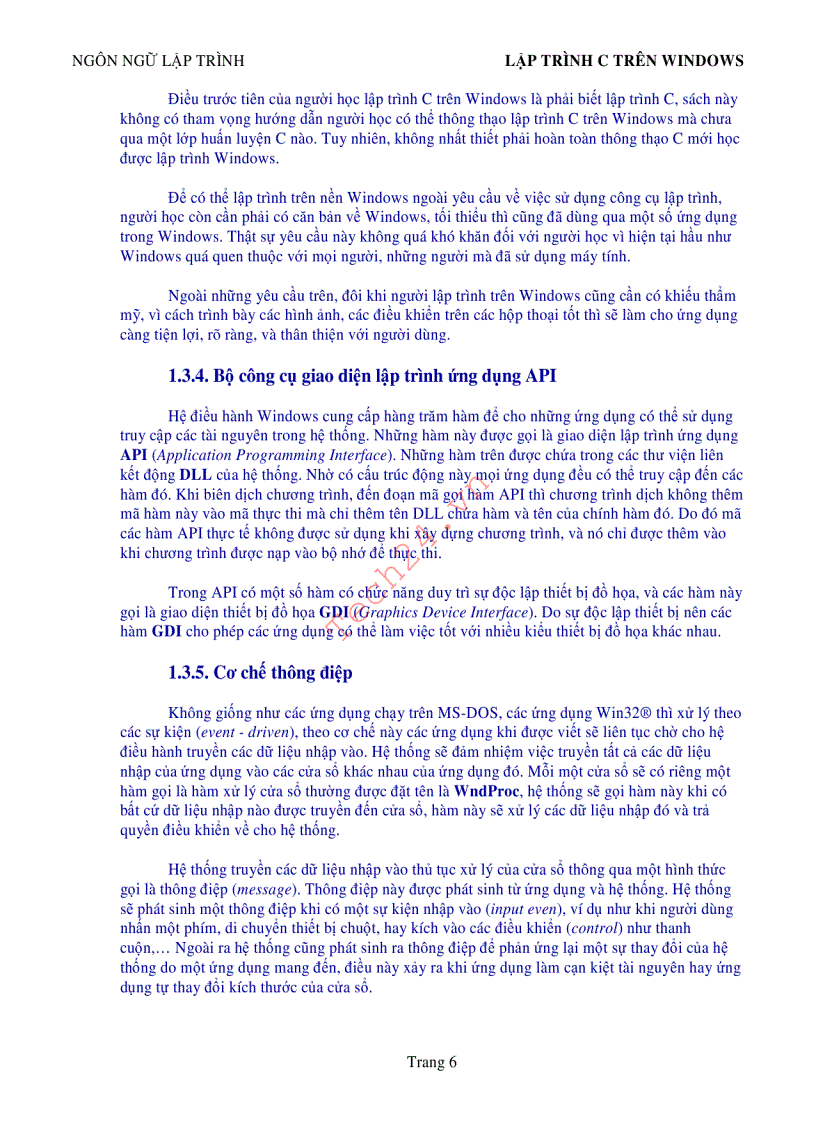 image for page Lập trình C trên Windows Tiếng Việt