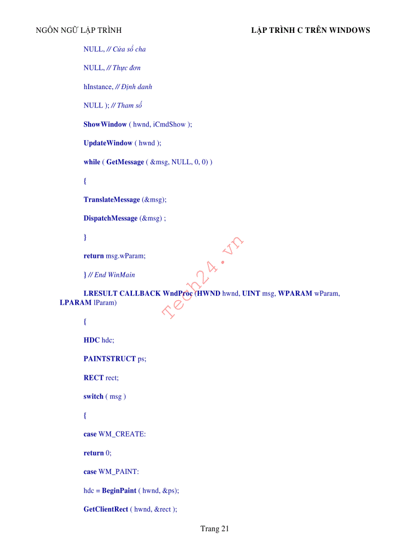 image for page Lập trình C trên Windows Tiếng Việt