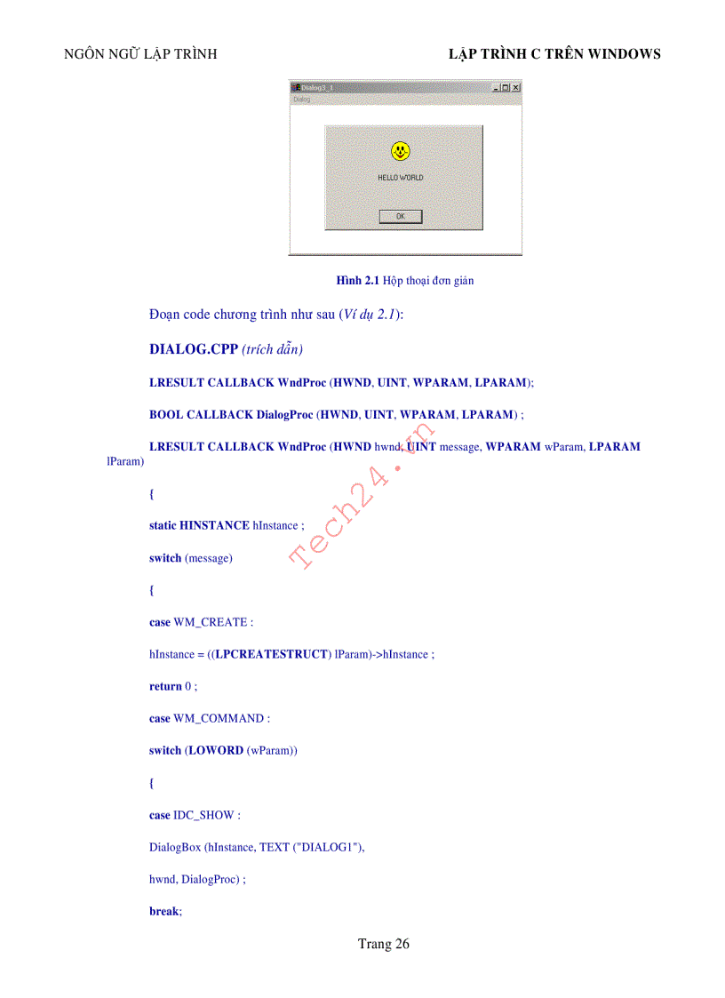 image for page Lập trình C trên Windows Tiếng Việt