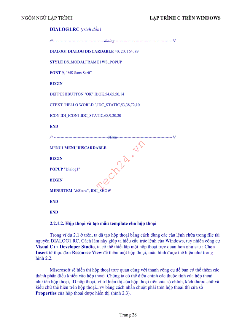 image for page Lập trình C trên Windows Tiếng Việt