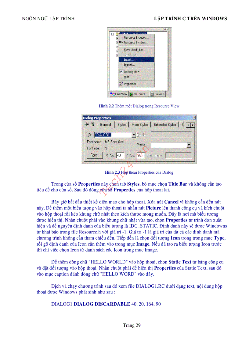 image for page Lập trình C trên Windows Tiếng Việt