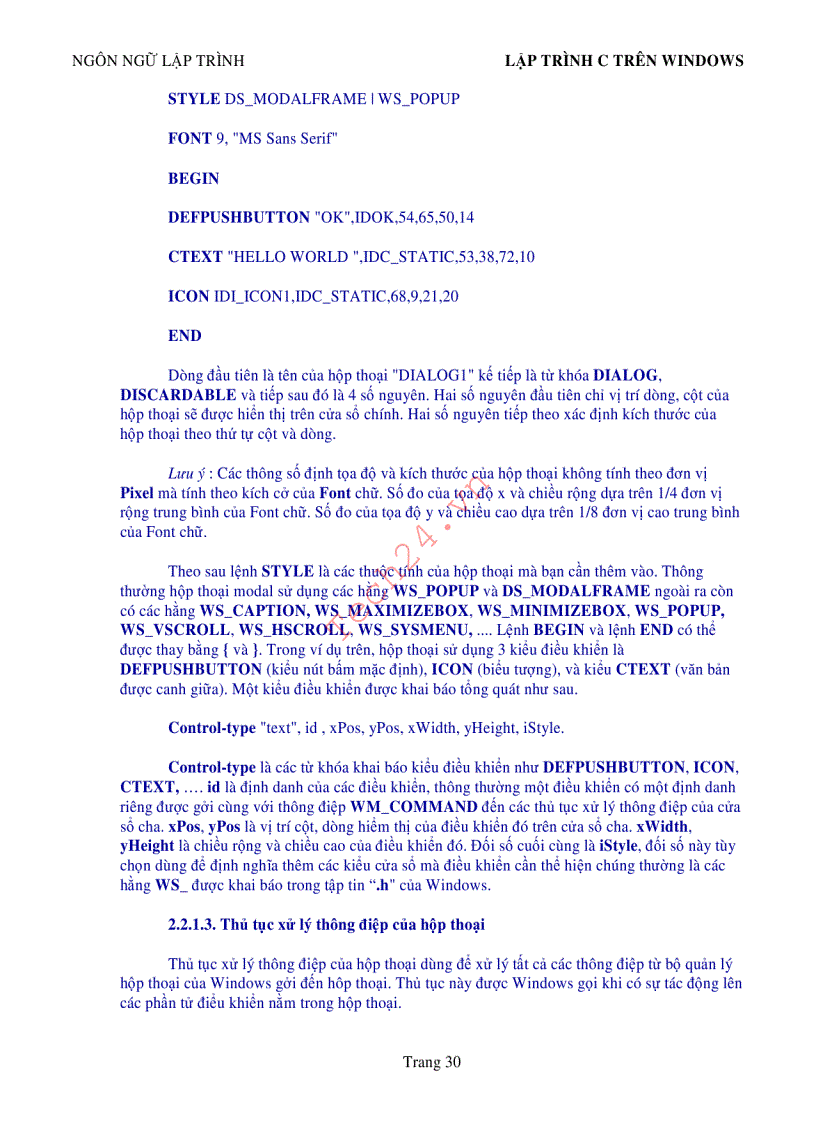 image for page Lập trình C trên Windows Tiếng Việt