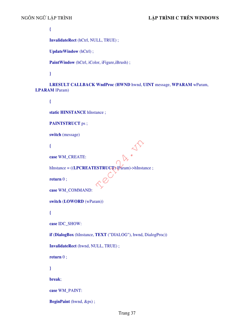 image for page Lập trình C trên Windows Tiếng Việt