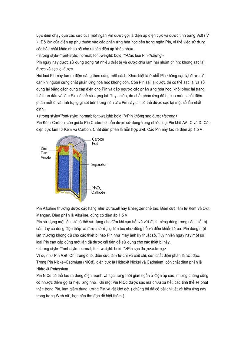 image for page Những điều bạn nên biết về Pin