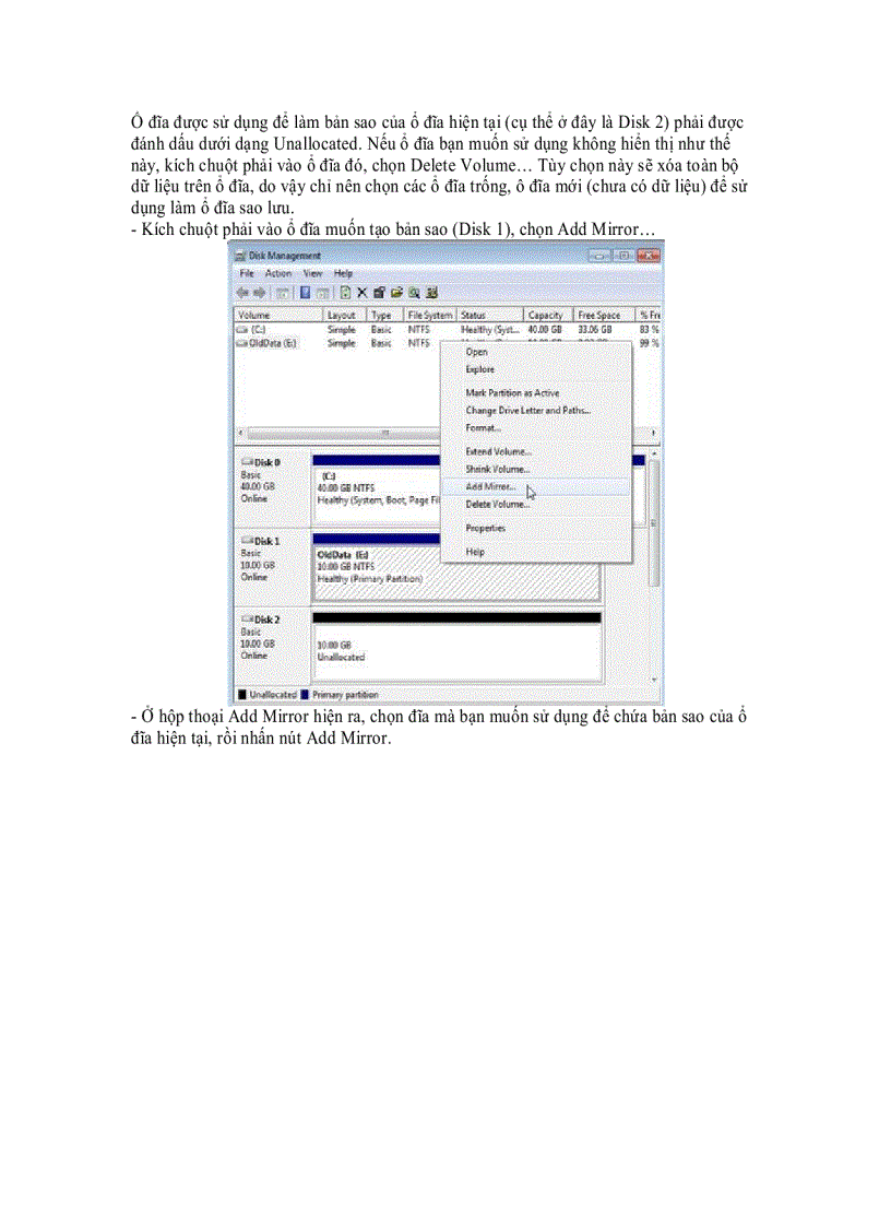image for page Lưu bản dự phòng dữ liệu ổ cứng trong Windows 7