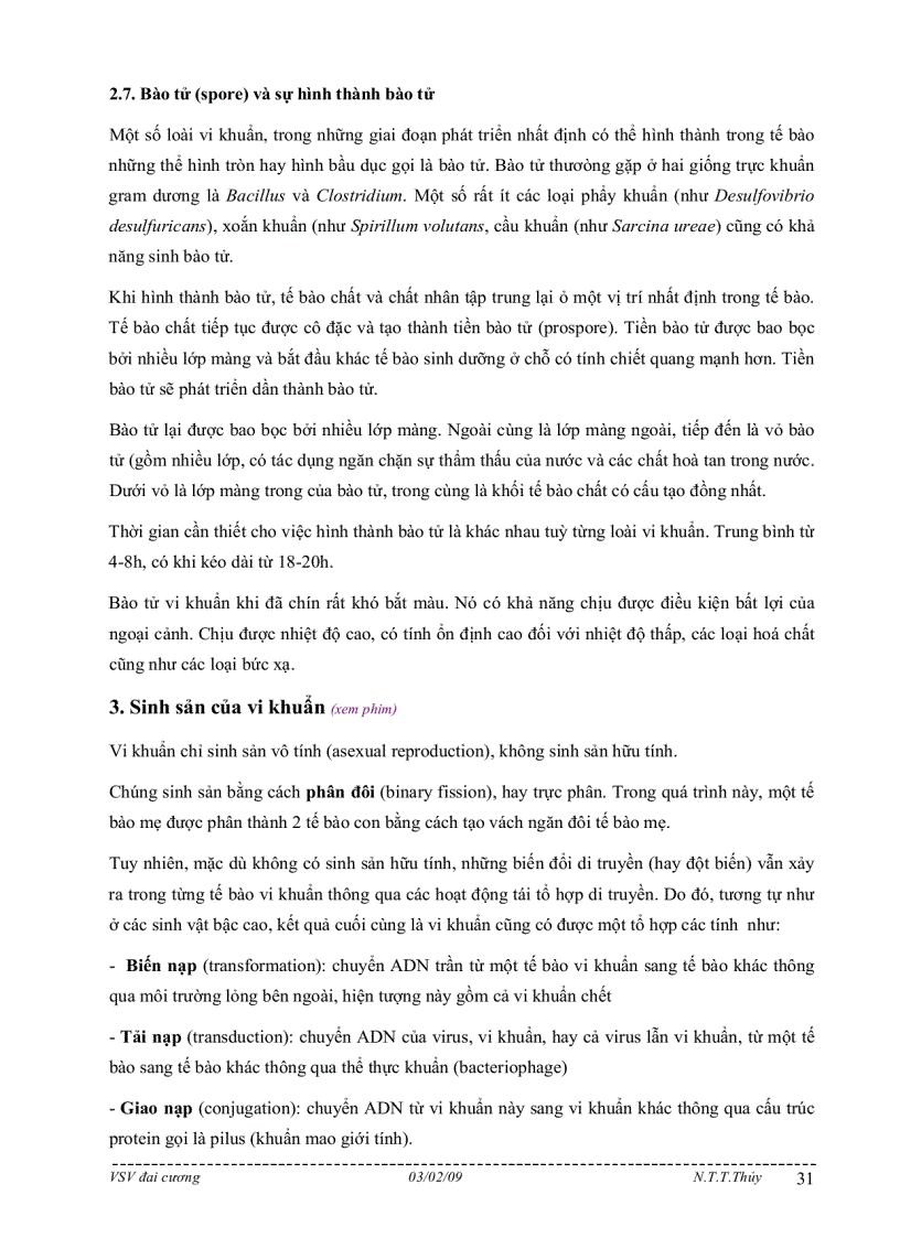 image for page Bài giảng môn học vi sinh vật đại cương