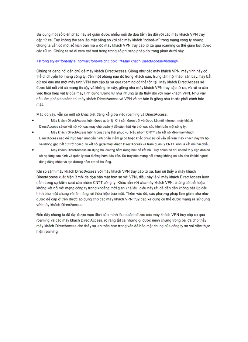 image for page Sự khác biệt giữa DirectAccess và VPN