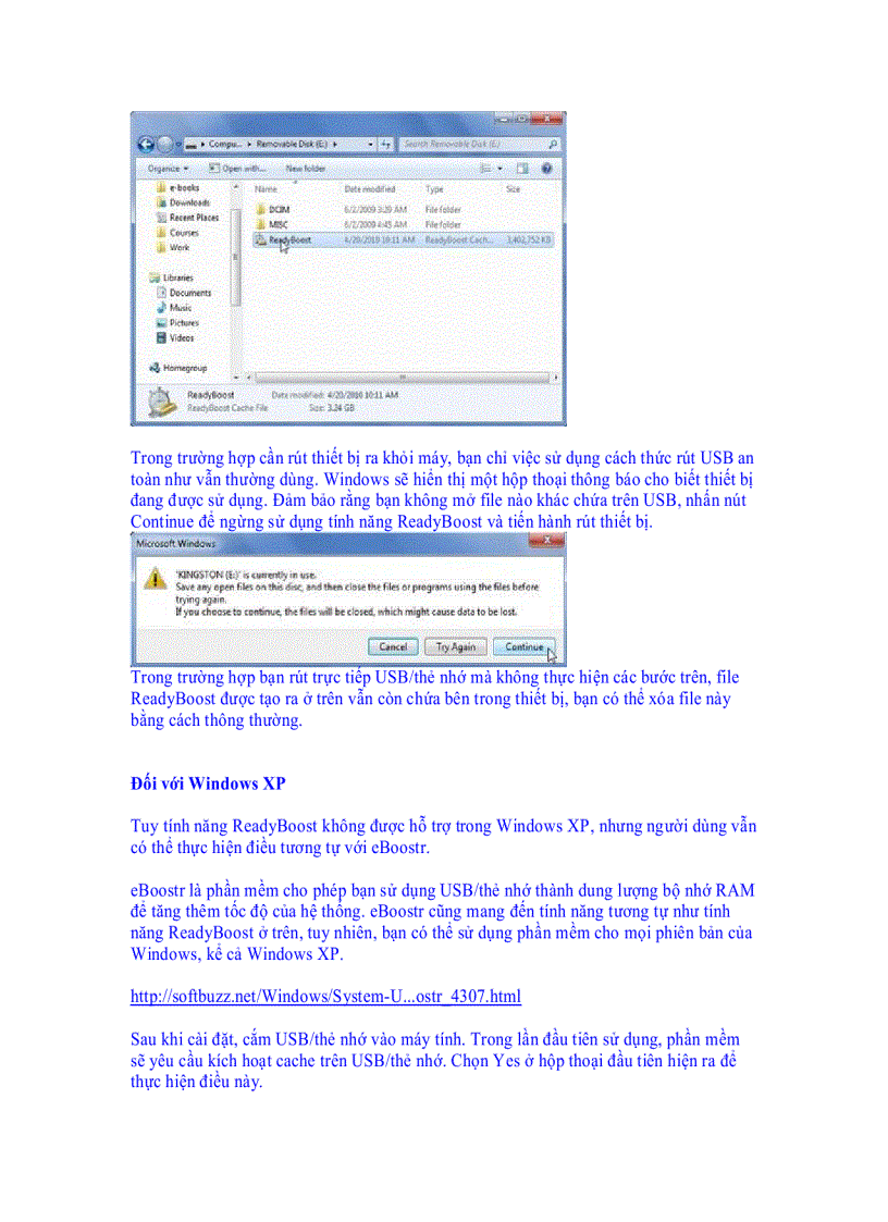 image for page Biến USB và thẻ nhớ thành bộ nhớ RAM để tăng tốc PC 1
