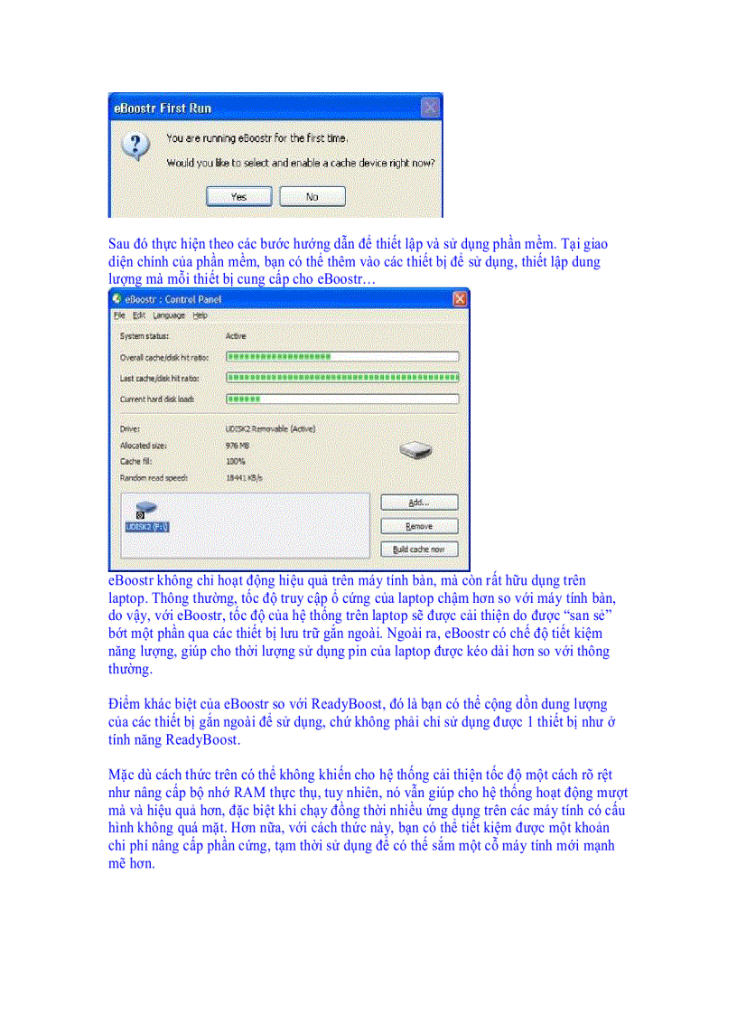 image for page Biến USB và thẻ nhớ thành bộ nhớ RAM để tăng tốc PC 1