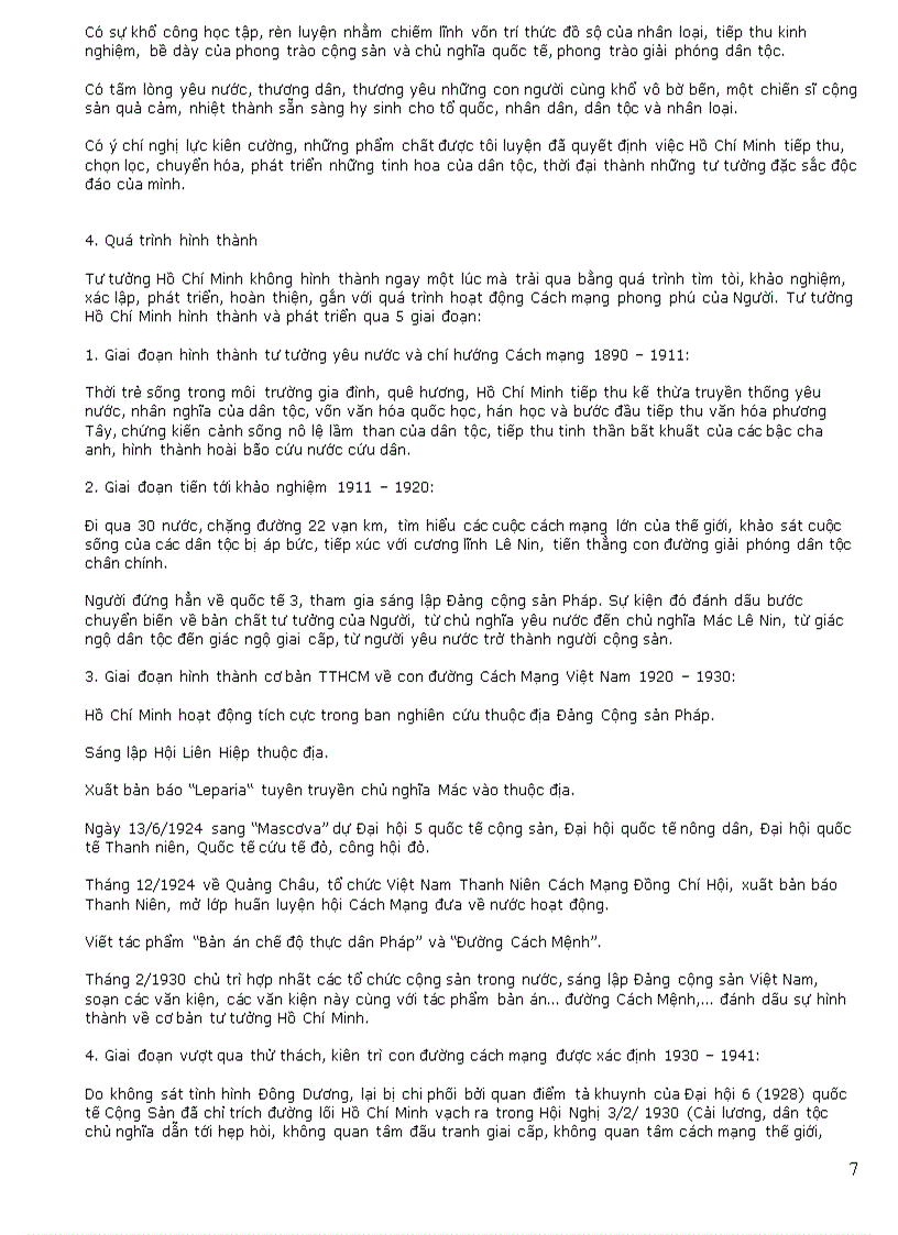 image for page Đề cương tư tưởng Hồ Chí Minh 1