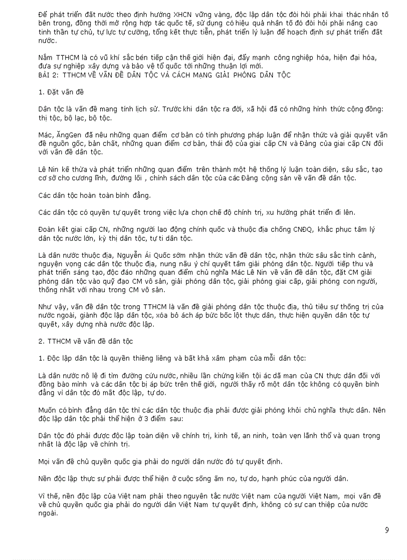 image for page Đề cương tư tưởng Hồ Chí Minh 1