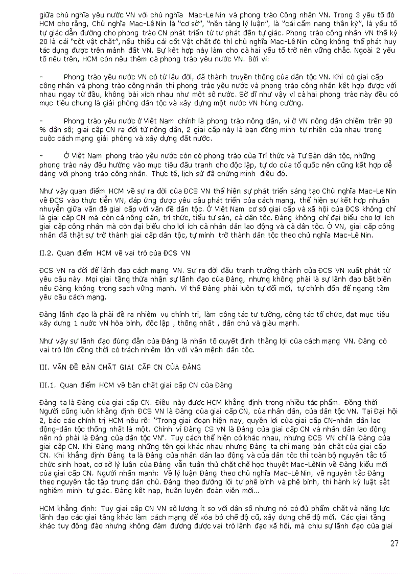 image for page Đề cương tư tưởng Hồ Chí Minh 1