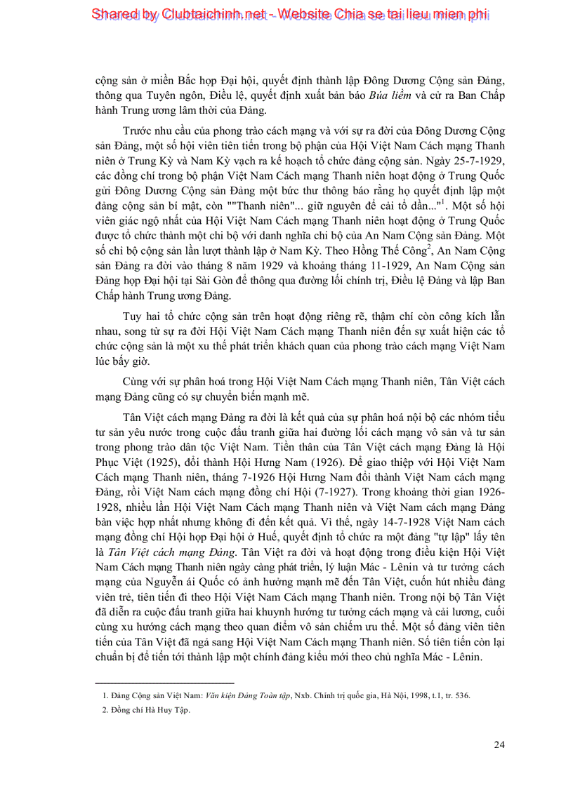 image for page Ebook giáo trình lịch sử đảng