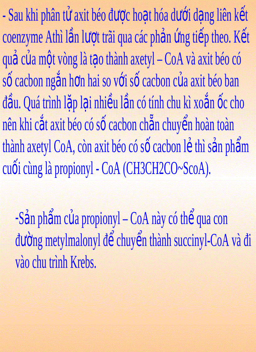 image for page NĂNG LƯỢNG SINH HỌC Lipid Metabolism TRAO ĐỔI LIPID