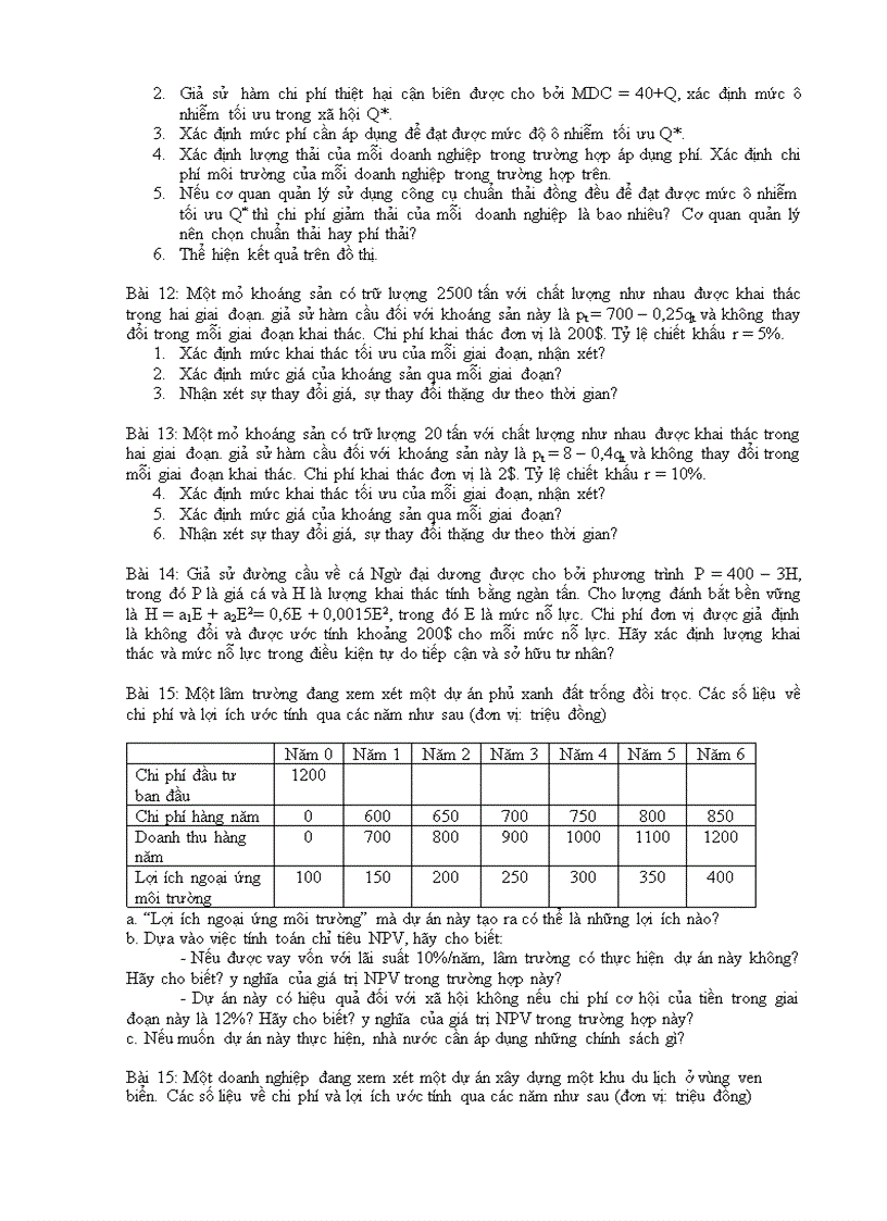 image for page Ôn tập kinh tế môi trường
