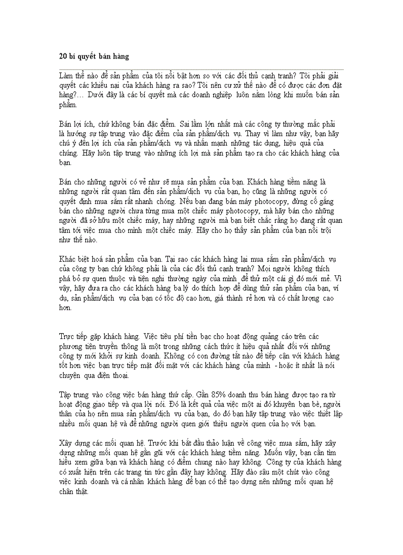 image for page 20 bí quyết bán hàng