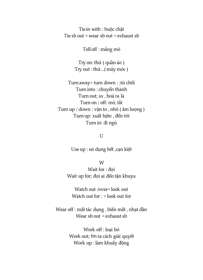 image for page Some commonly used english verb phrases